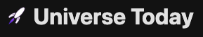 Universe Today logo